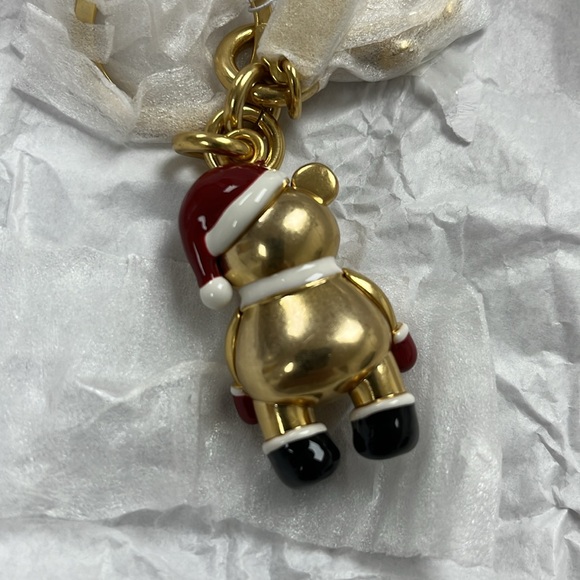 Coach Santa Bear Bag Charm - Picture 6 of 8